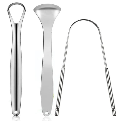 HydriClean tongue scraper set